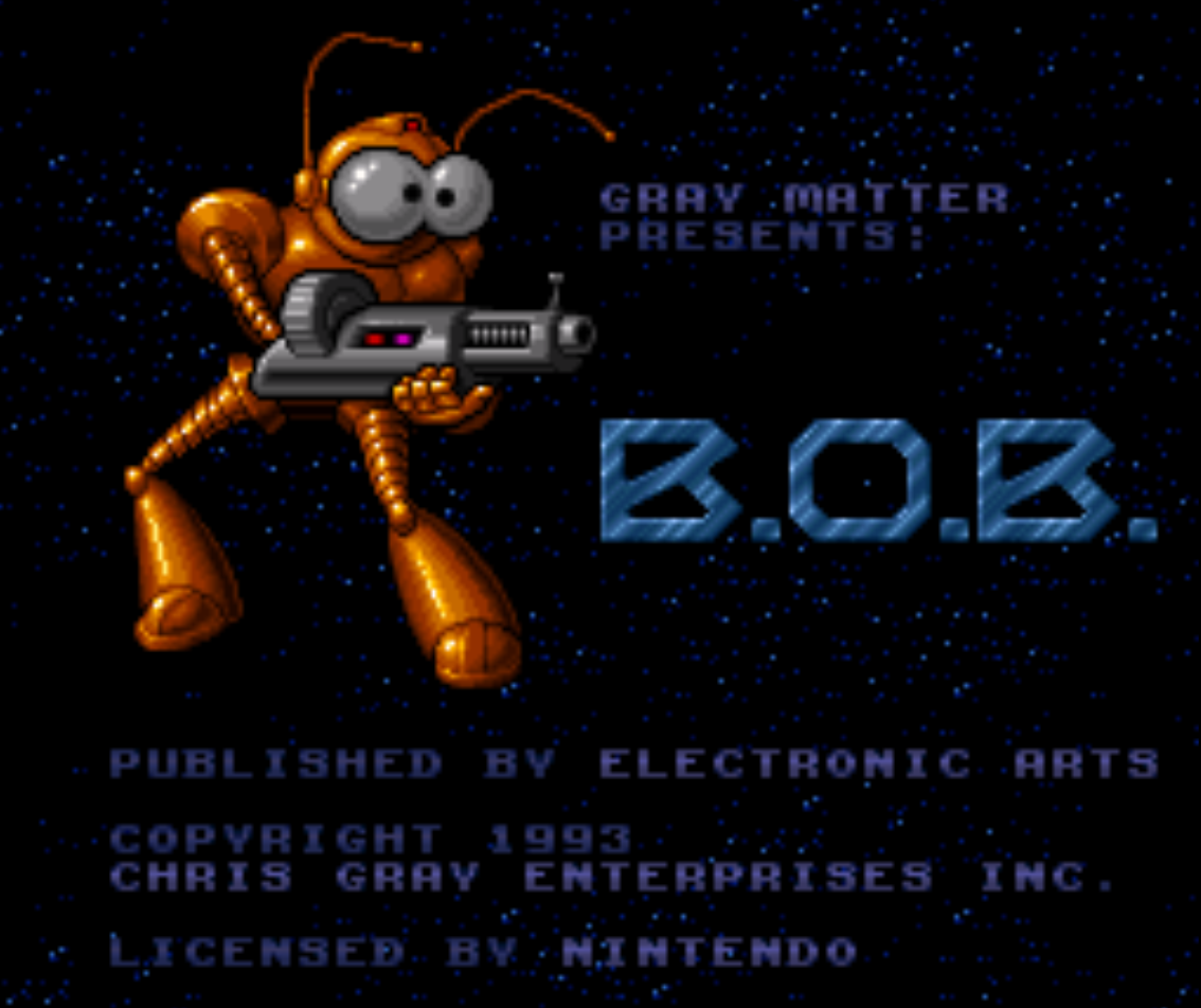 BOB Title Screen